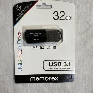 memorex USB 3.1 32 GB Flash Drive 4k‎ NEW